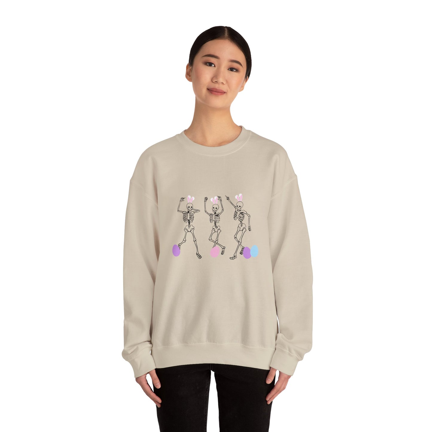 Skeleton Easter Unisex Crewneck Sweatshirt