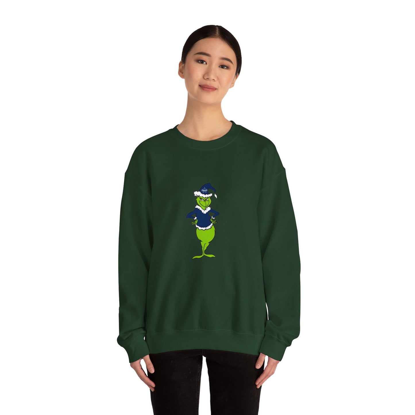 Dallas Cowboys Grinch Unisex Heavy Blend Crewneck Sweatshirt
