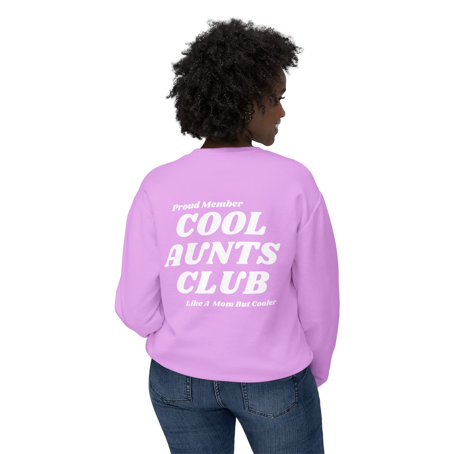 Comfort colors Cool Aunts Club Unisex Lightweight Crewneck Sweatshirt
