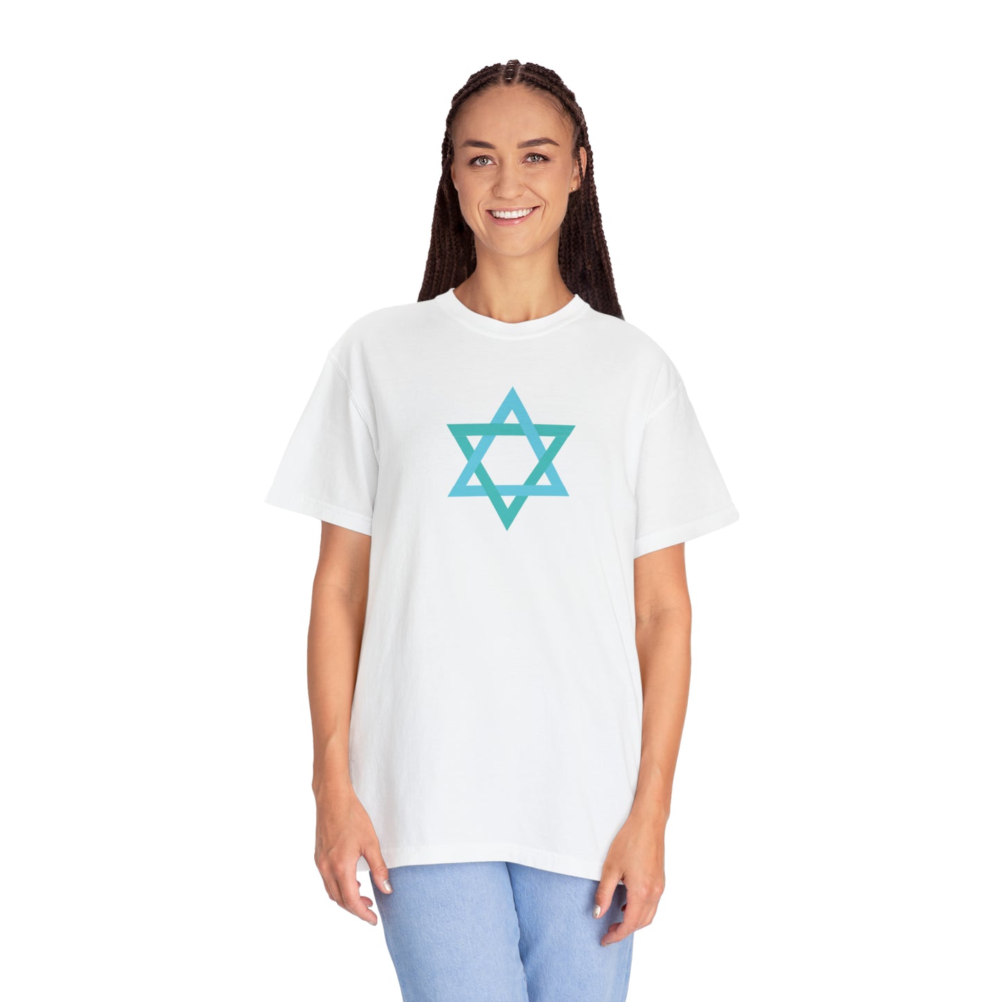 Jewish Star Unisex Garment-Dyed T-shirt