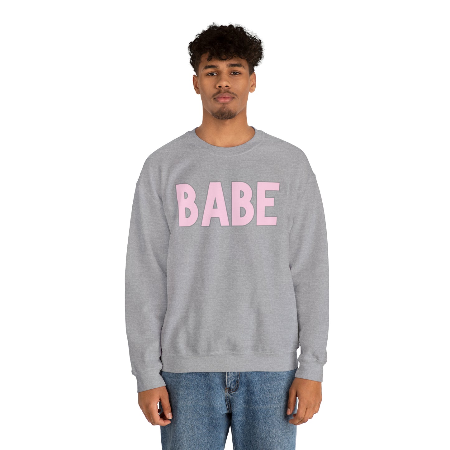 Babe Unisex Heavy Blend Crewneck Sweatshirt
