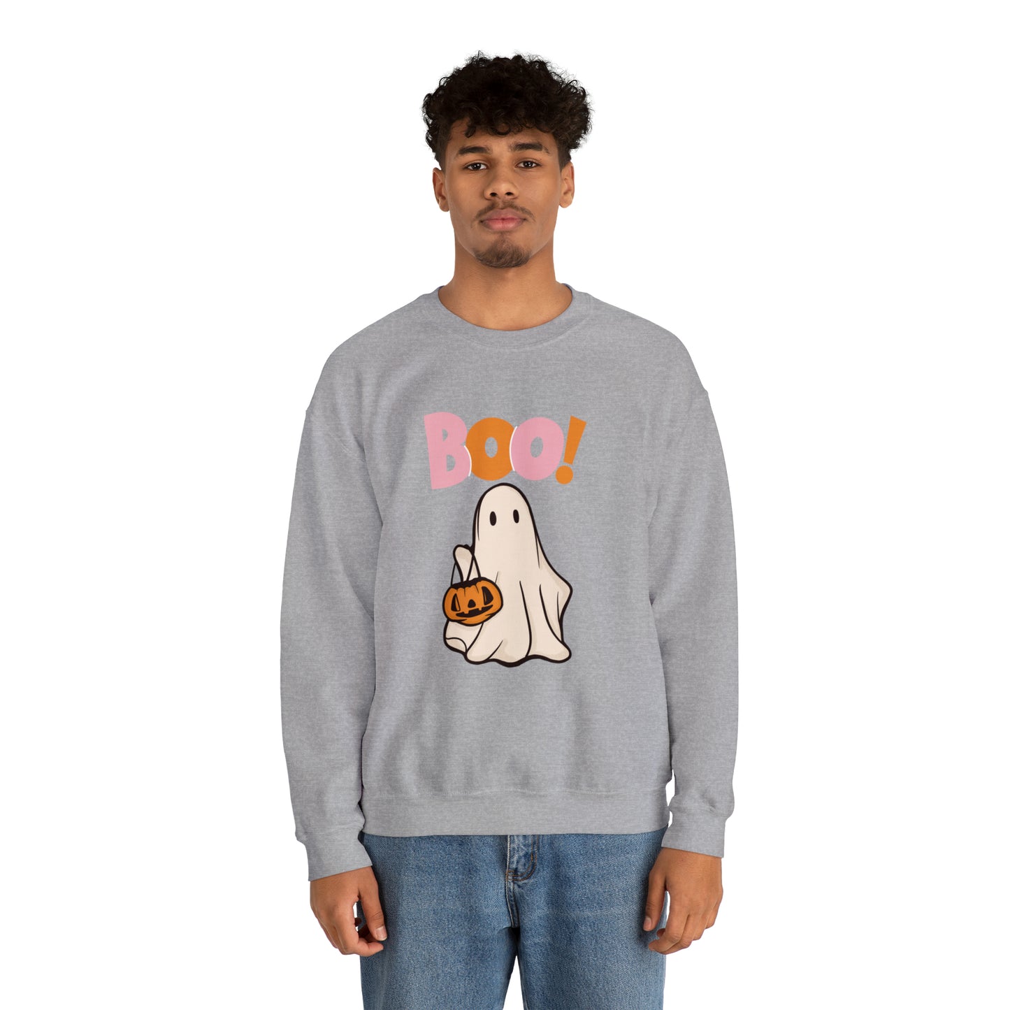 Boo Unisex Heavy Blend Crewneck Sweatshirt