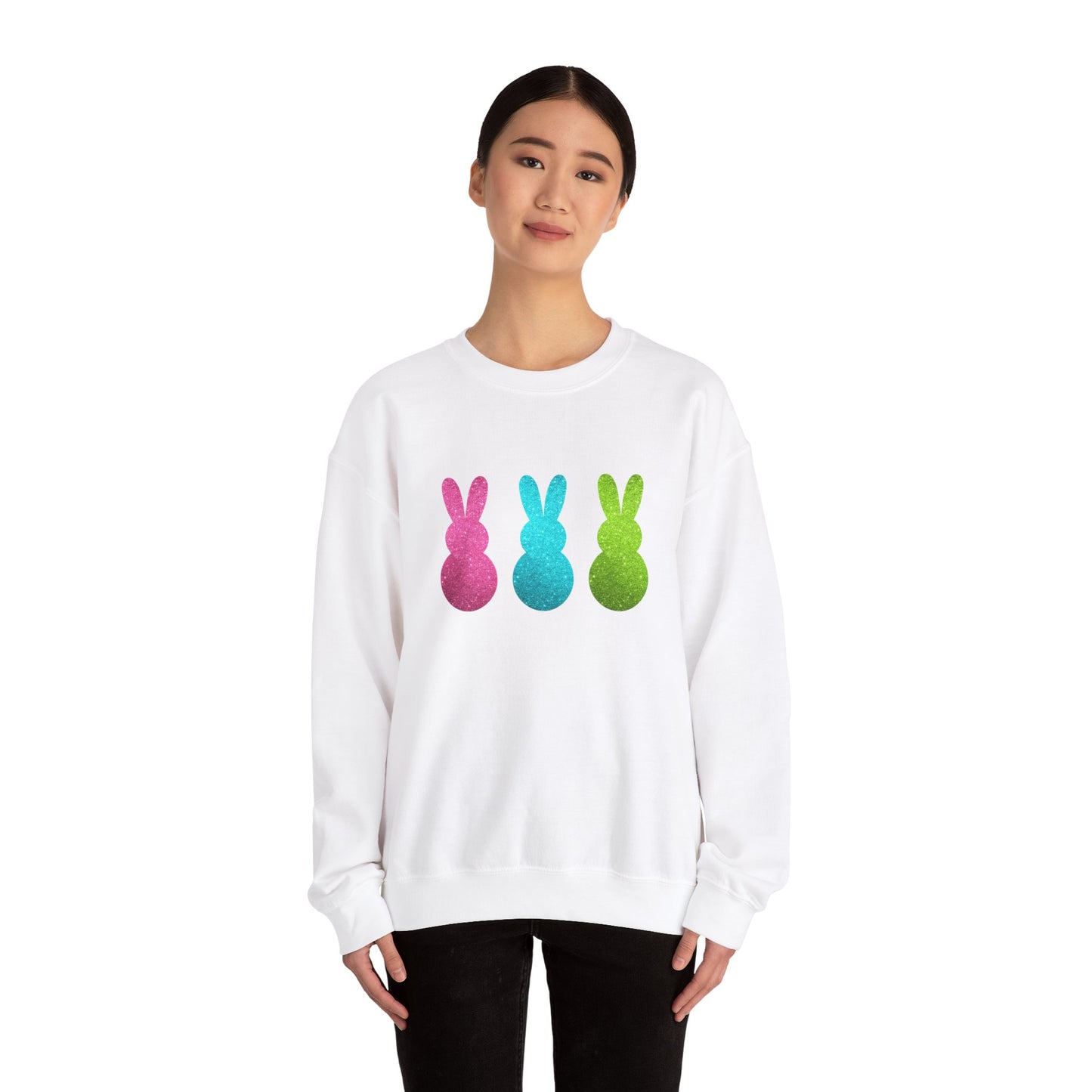 Sparkle Bunnies Unisex Crewneck Sweatshirt