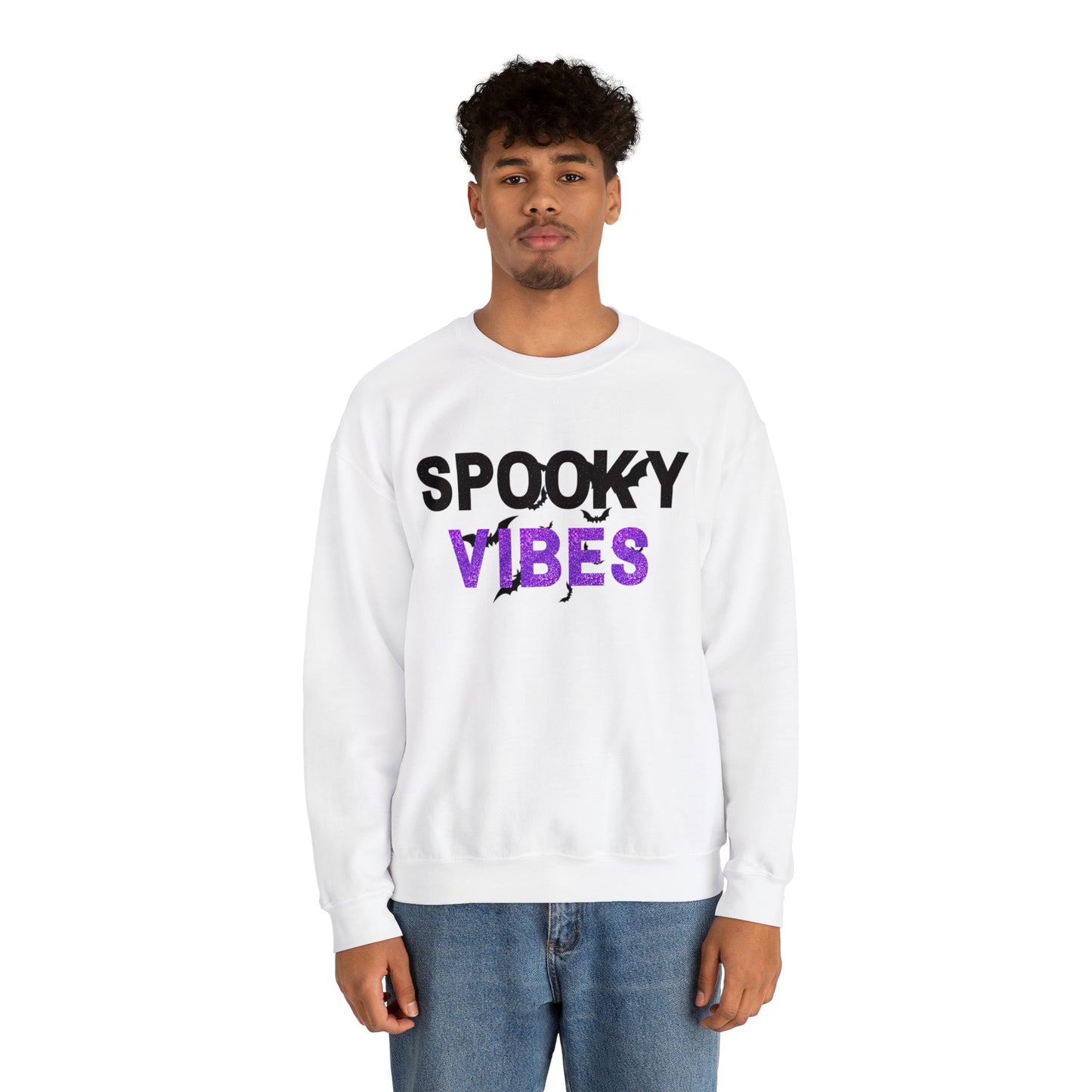 Spooky Vibes Unisex Heavy Blend Crewneck Sweatshirt