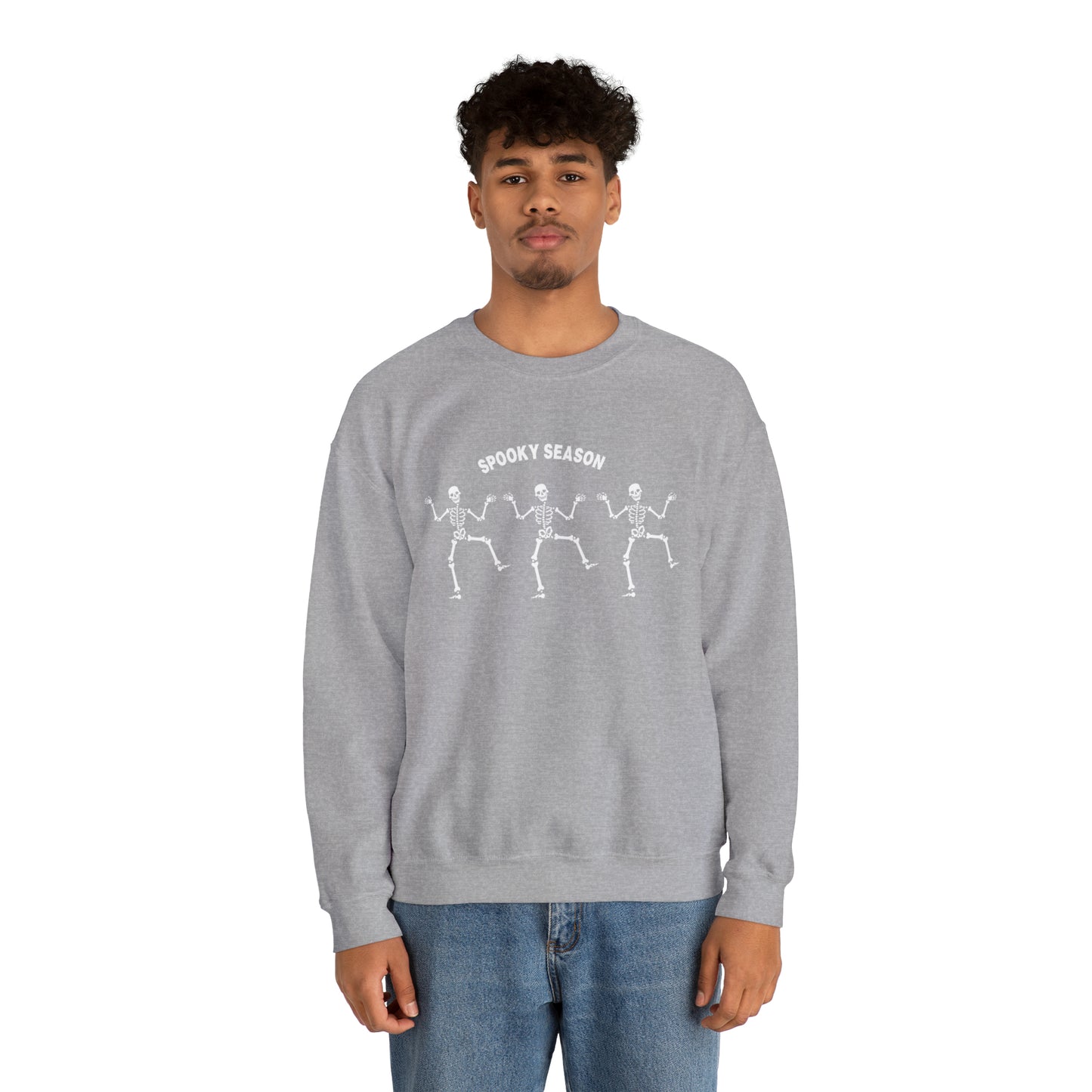 Spooky Season Skeletons Unisex Heavy Blend Crewneck Sweatshirt