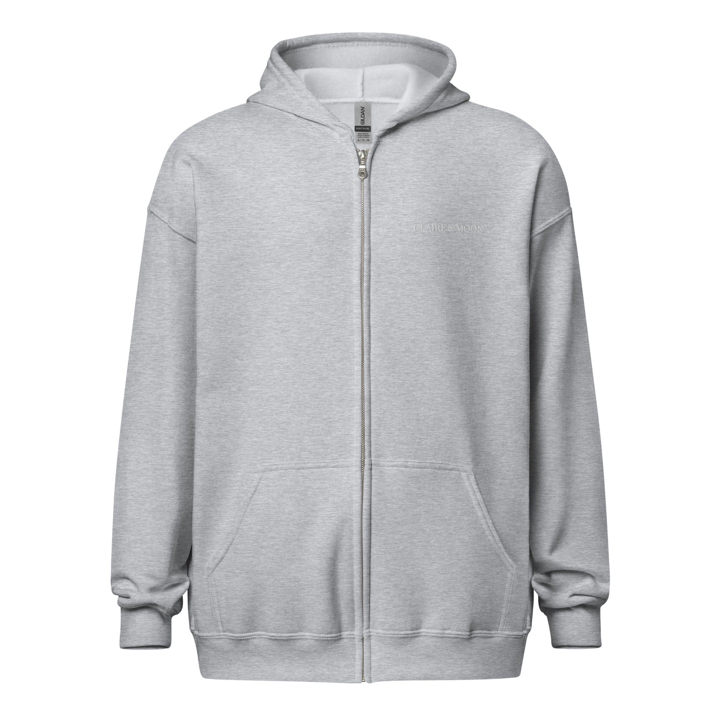 Claireandmoon Logo Unisex heavy blend zip hoodie