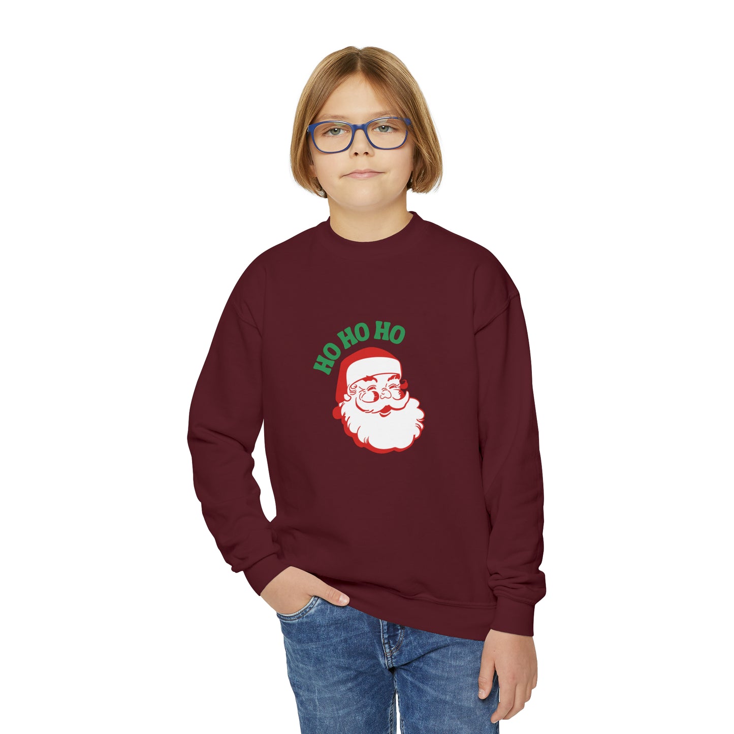 Santa Youth Crewneck Sweatshirt