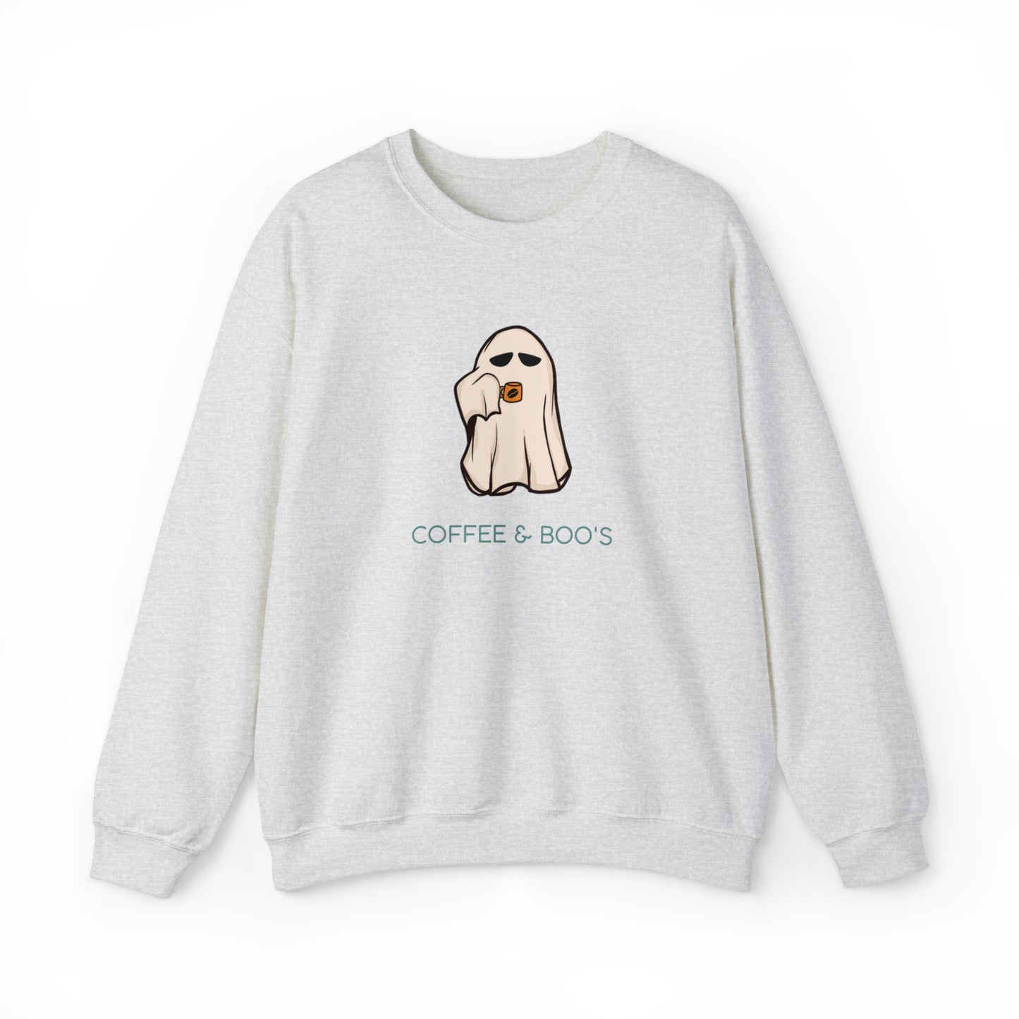 Coffee And Ghouls Unisex Heavy Blend Crewneck Sweatshirt