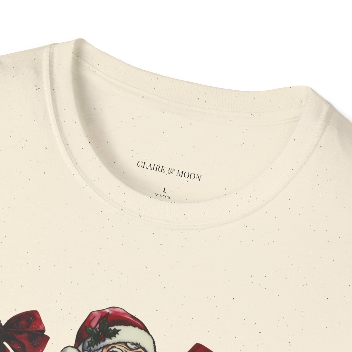 Gildan vintage Santa croquette Christmas Cheer Unisex T-Shirt, Holiday Gift, Festive Wear, Santa and Snowman Tee, Family Gatherings, Winter Celebrations