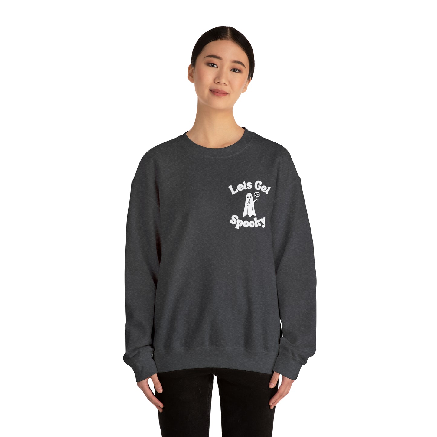 Let’s get spooky ghost Unisex Heavy Blend™ Crewneck Sweatshirt