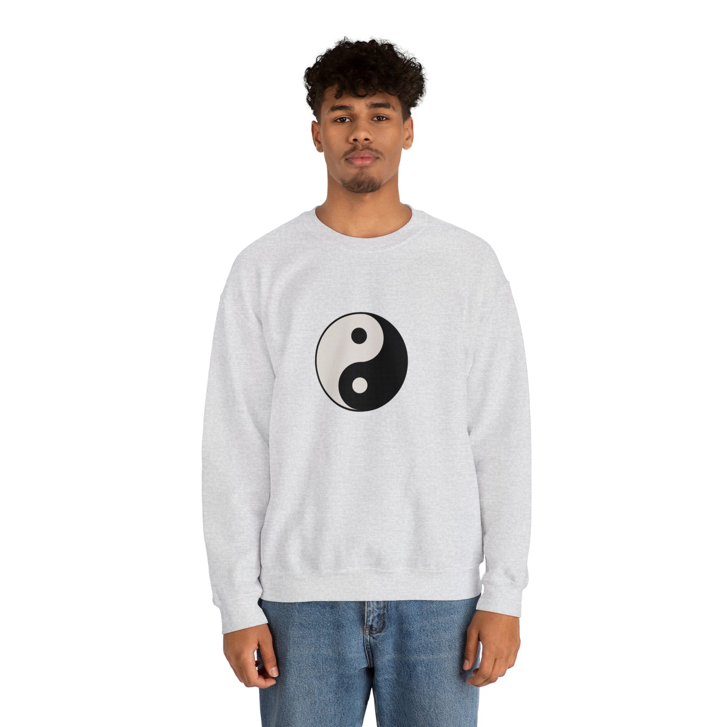 Ying Yang Unisex Heavy Blend Crewneck Sweatshirt