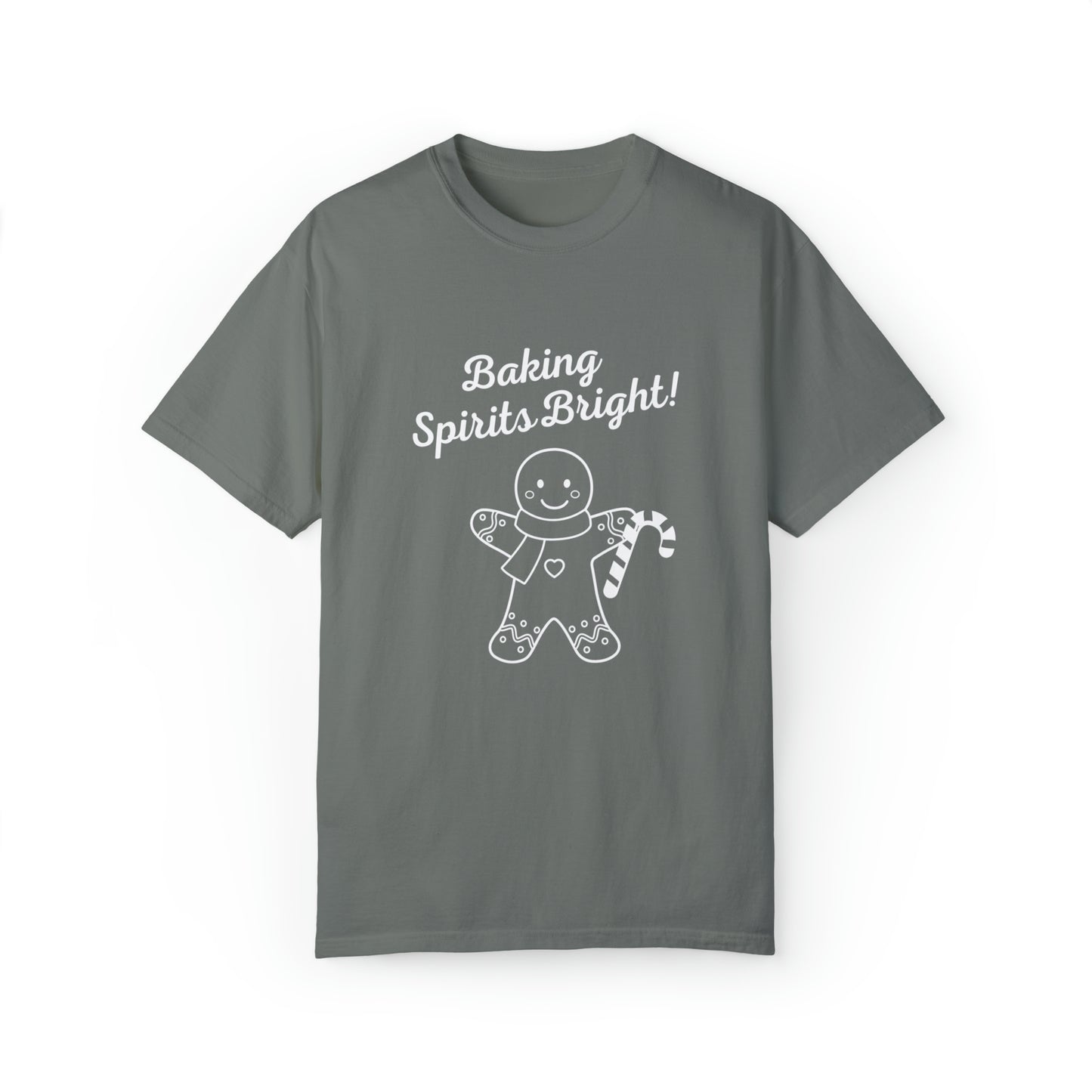 Baking Spirits Bright Unisex Garment-Dyed T-shirt