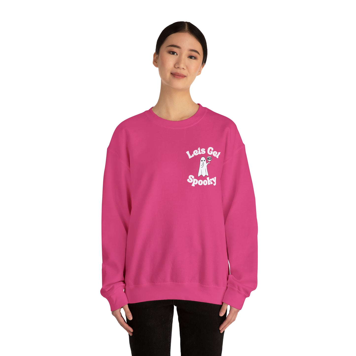 Let’s get spooky ghost Unisex Heavy Blend™ Crewneck Sweatshirt