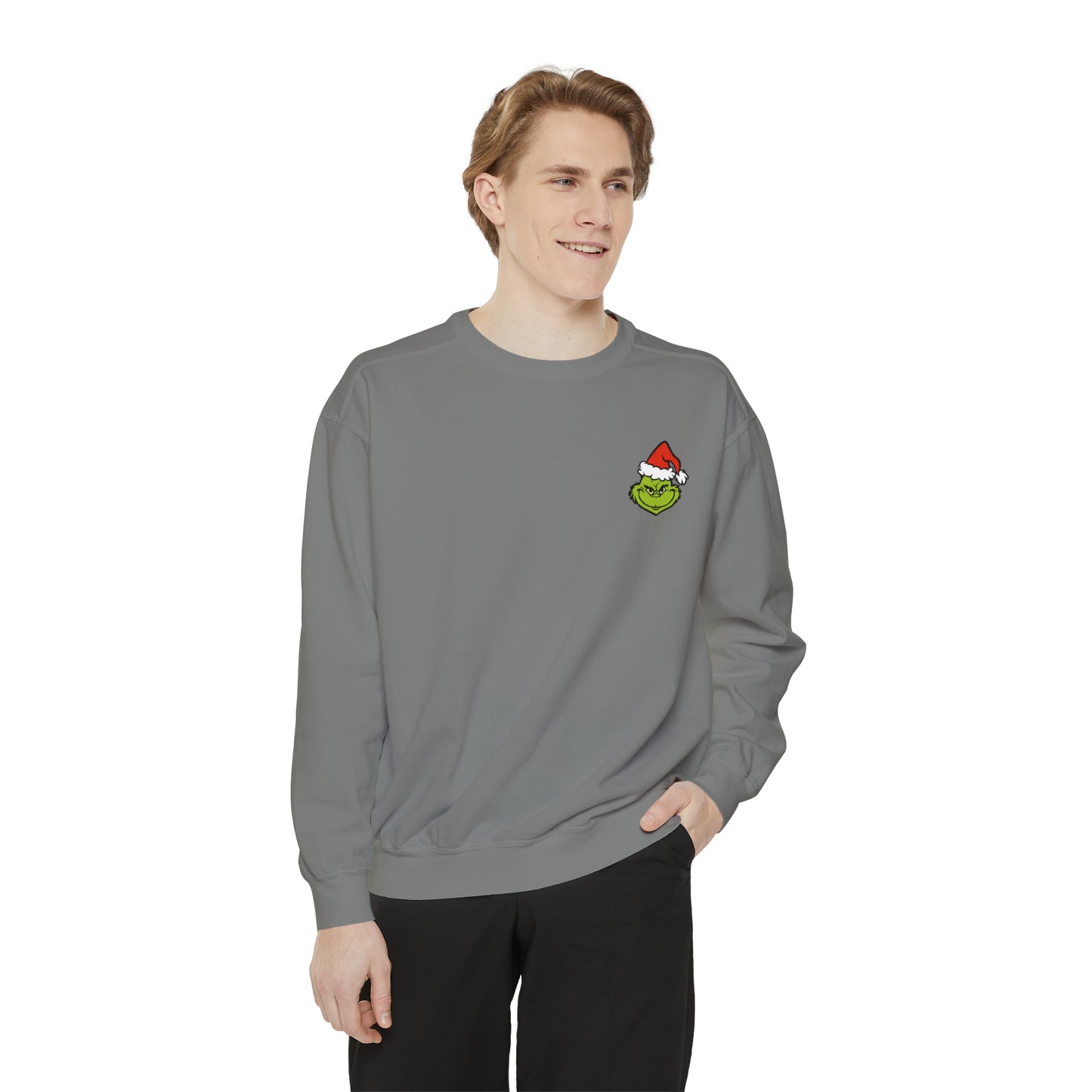 In My Grinch Era Comfort Colors Unisex Garment-Dyed Sweatshirt