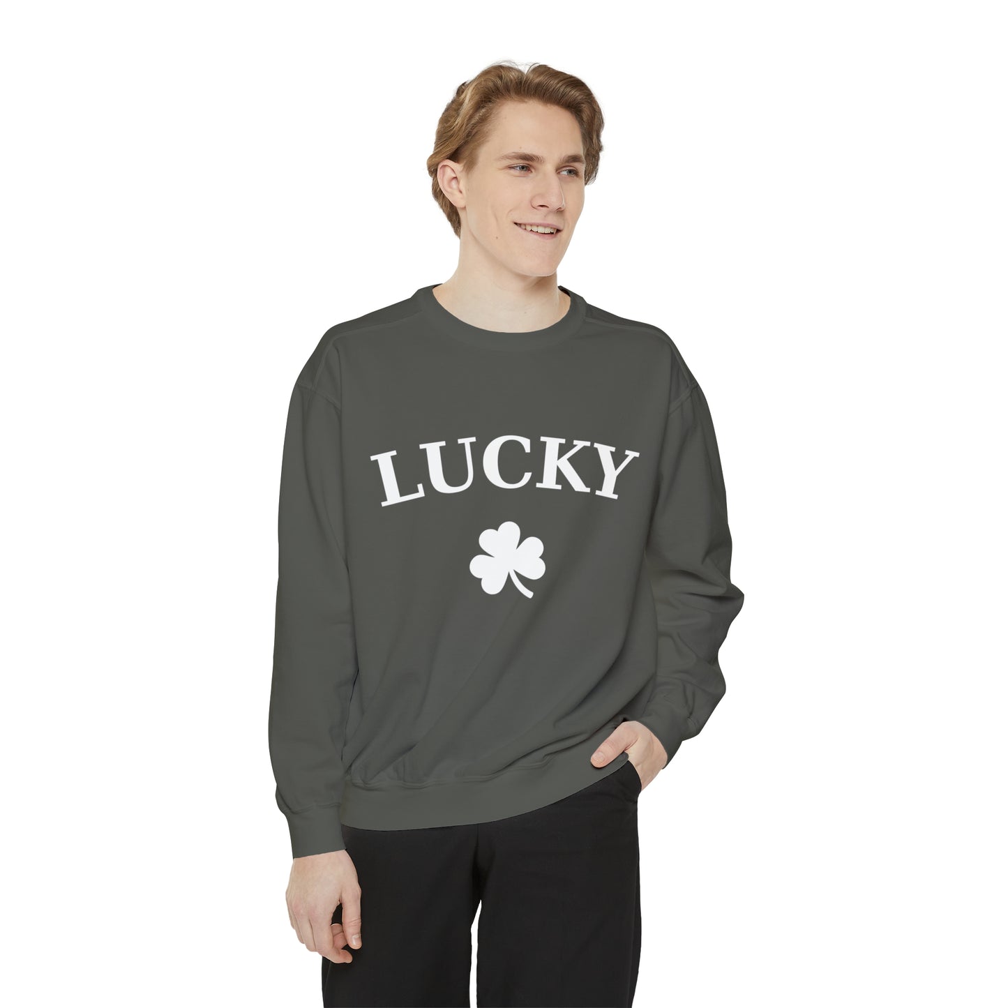 Lucky Comfort Colors Unisex Sweatshirt