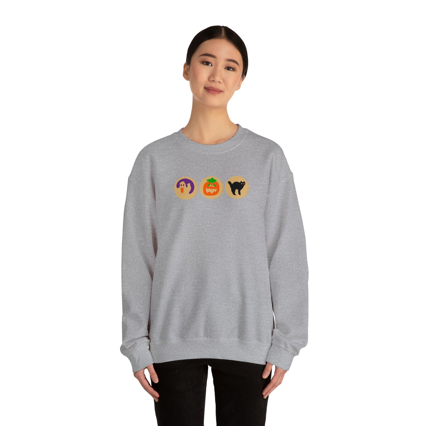 Halloween sugar cookie Unisex Heavy Blend Crewneck Sweatshirt