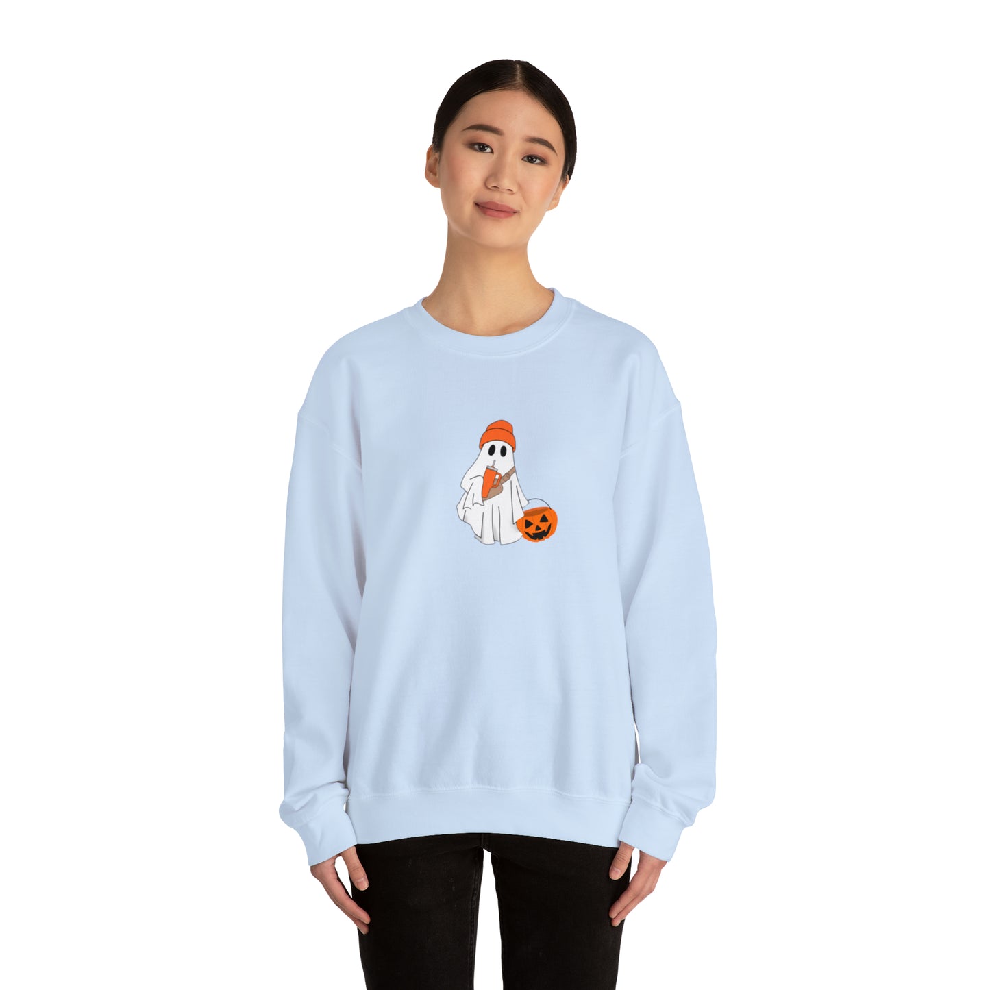 Ghost Stanley Cup  Unisex Heavy Blend Crewneck Sweatshirt