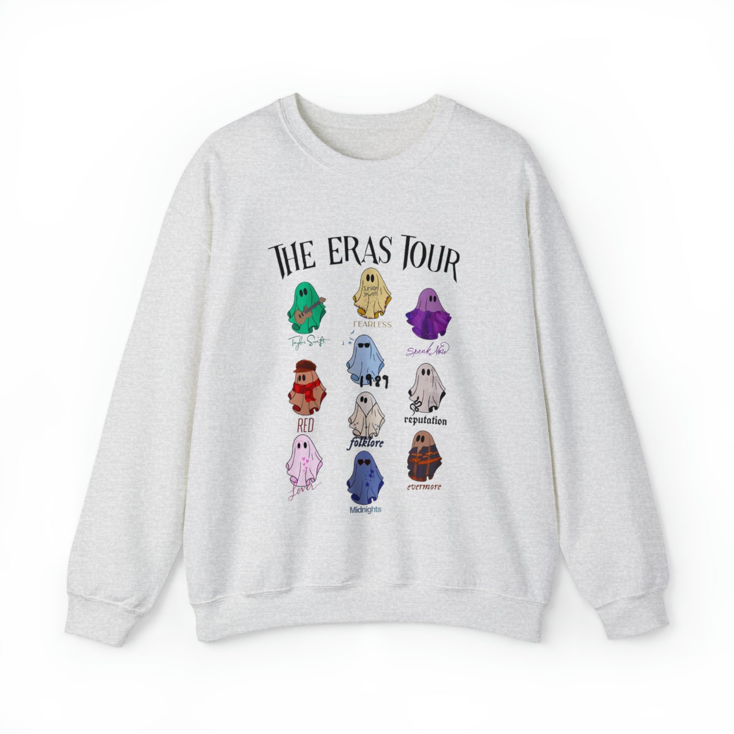 Taylor Swift Ghost Eras Tour Unisex Heavy Blend  Crewneck Sweatshirt