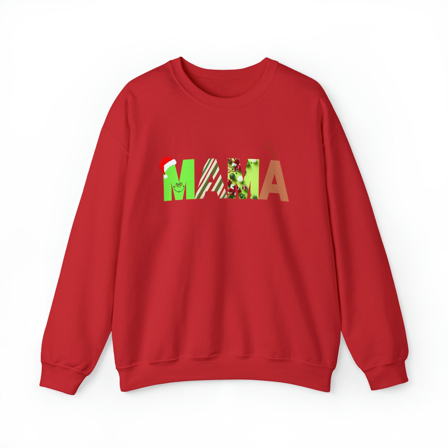 Mama Grinch Unisex Heavy Blend Crewneck Sweatshirt