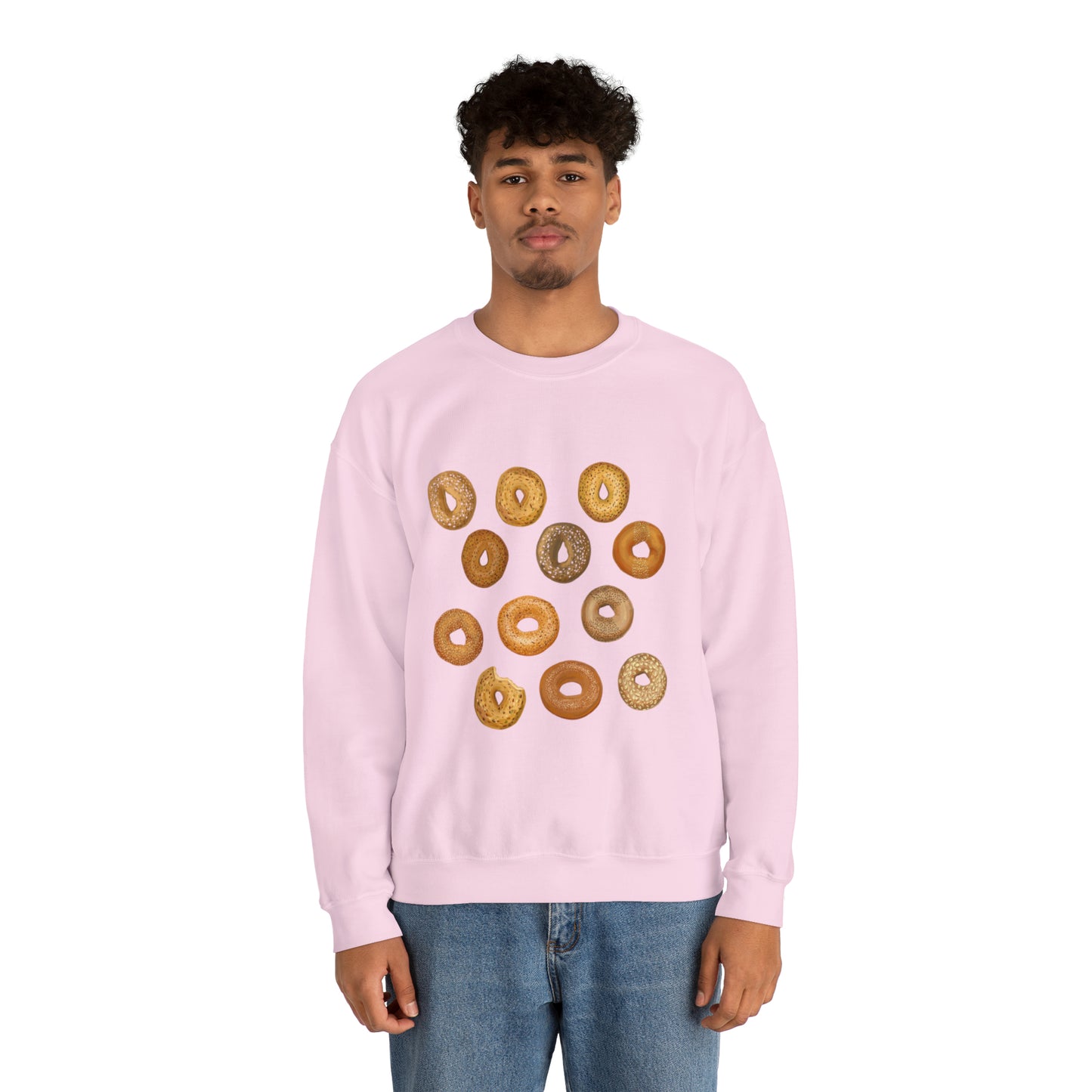 Bagels Unisex Heavy Blend Crewneck Sweatshirt