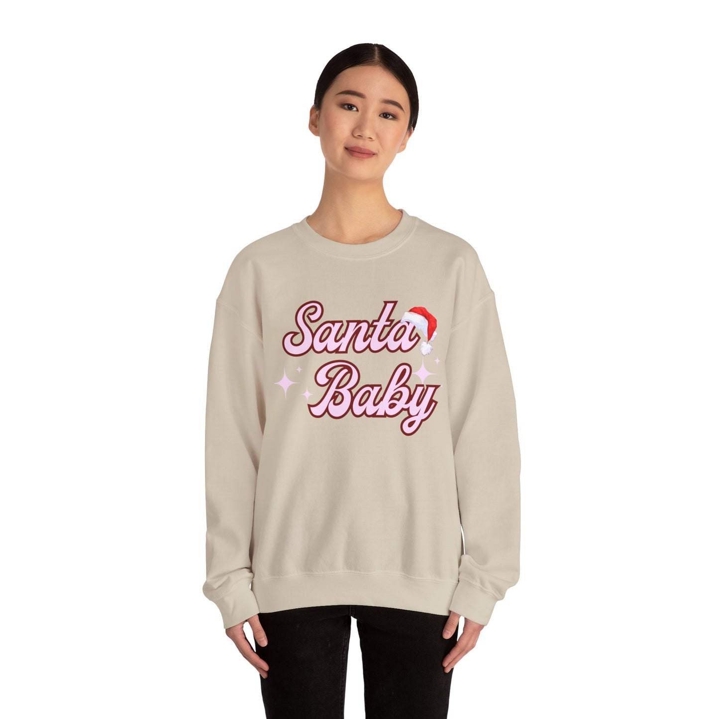 Santa Baby Unisex Heavy Blend Crewneck Sweatshirt