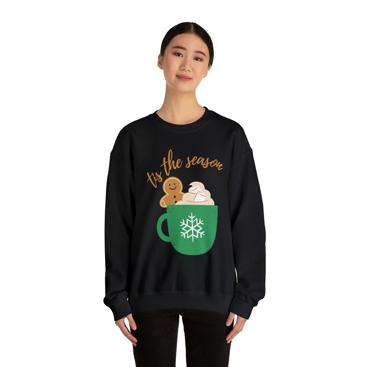 Tis The Season Latte Unisex Heavy Blend Crewneck Sweatshirt