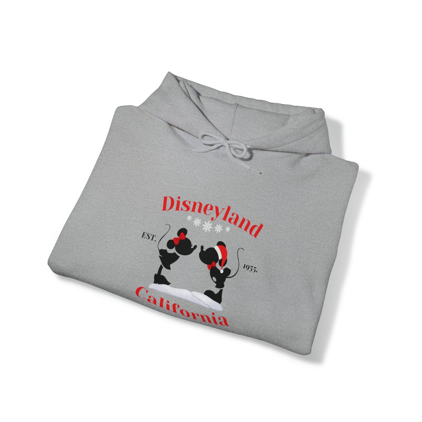 Disneyland Mickey And Minnie Christmas Unisex Heavy Blend Hooded Sweatshirt