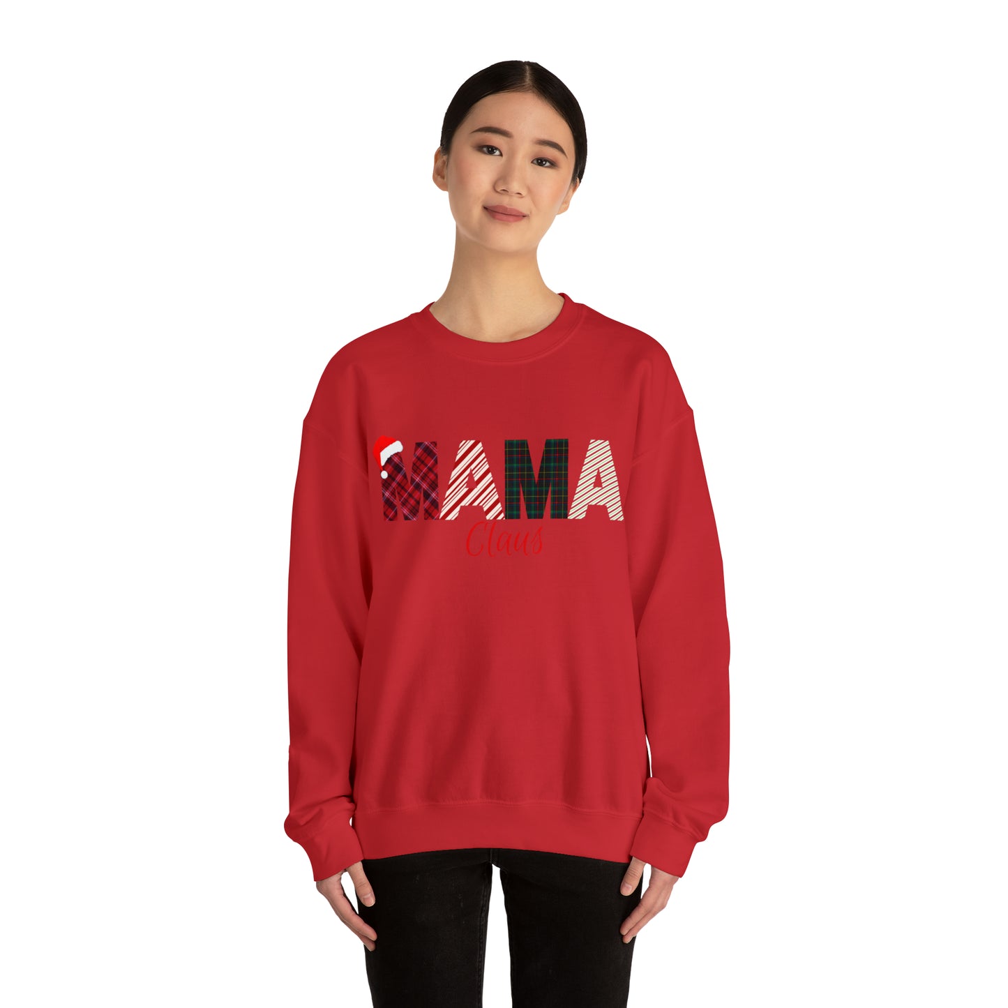 Mama Claus Unisex Heavy Blend Crewneck Sweatshirt