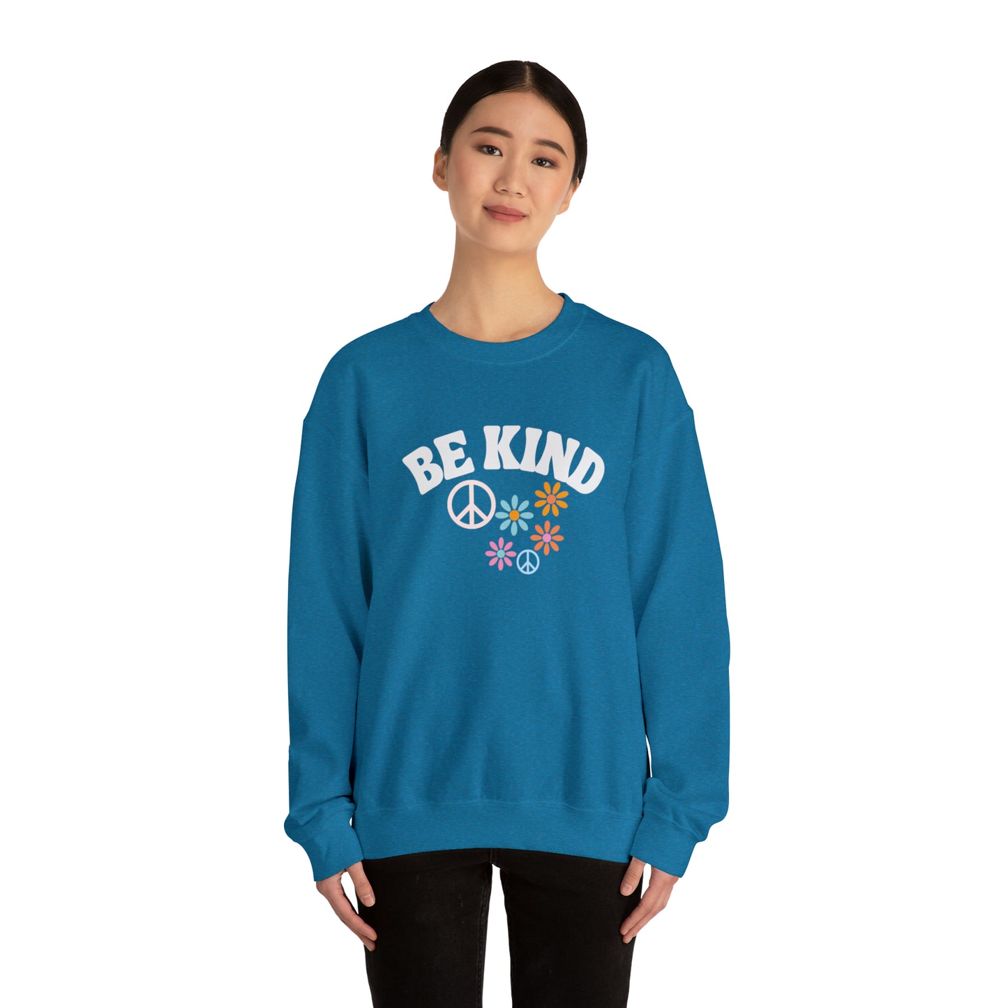 Be Kind Unisex Heavy Blend Crewneck Sweatshirt