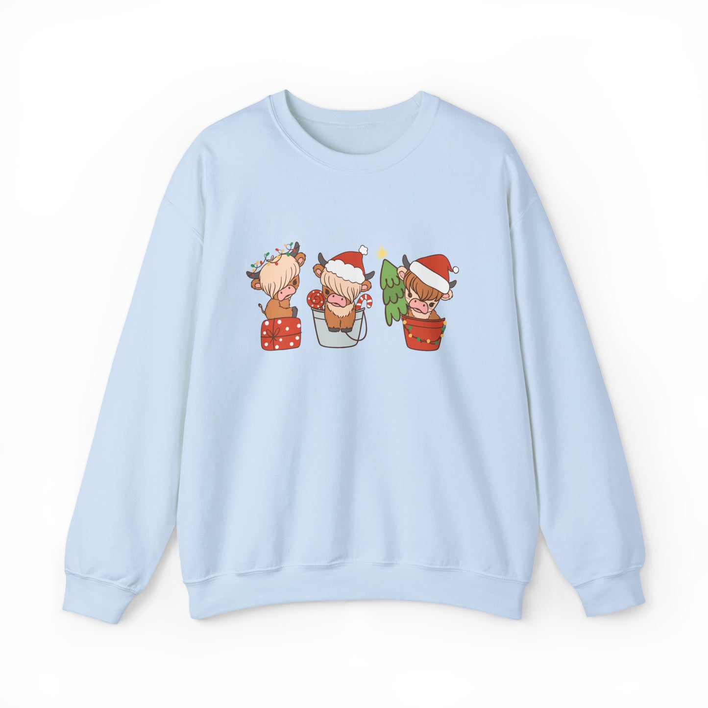 Highland Cows Christmas Unisex Sweatshirt