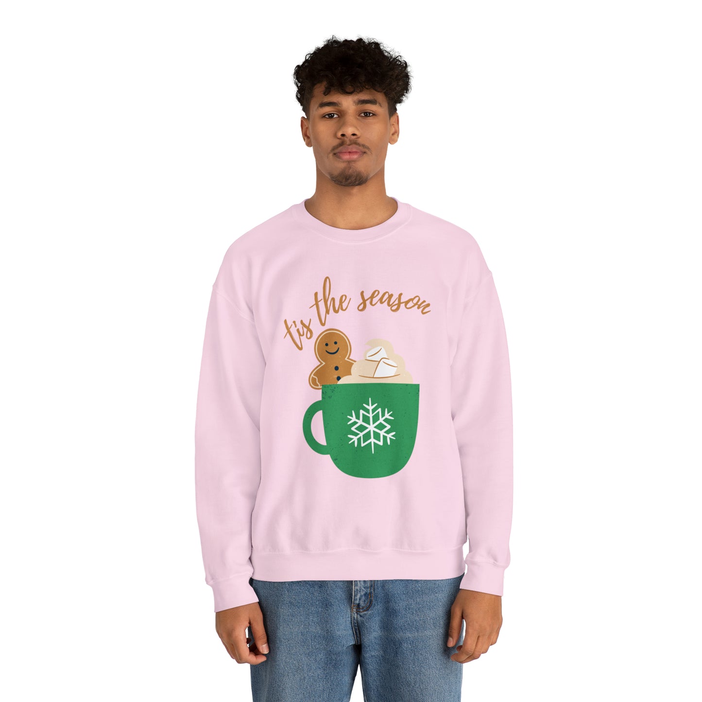 Tis The Season Latte Unisex Heavy Blend Crewneck Sweatshirt