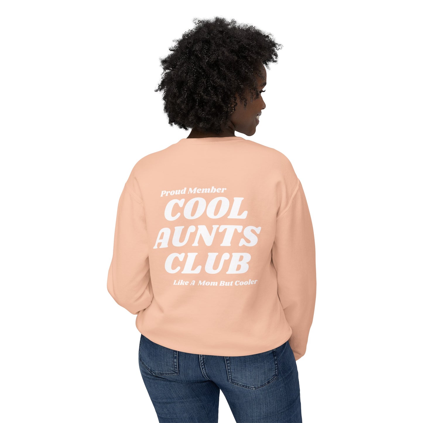 Comfort colors Cool Aunts Club Unisex Lightweight Crewneck Sweatshirt