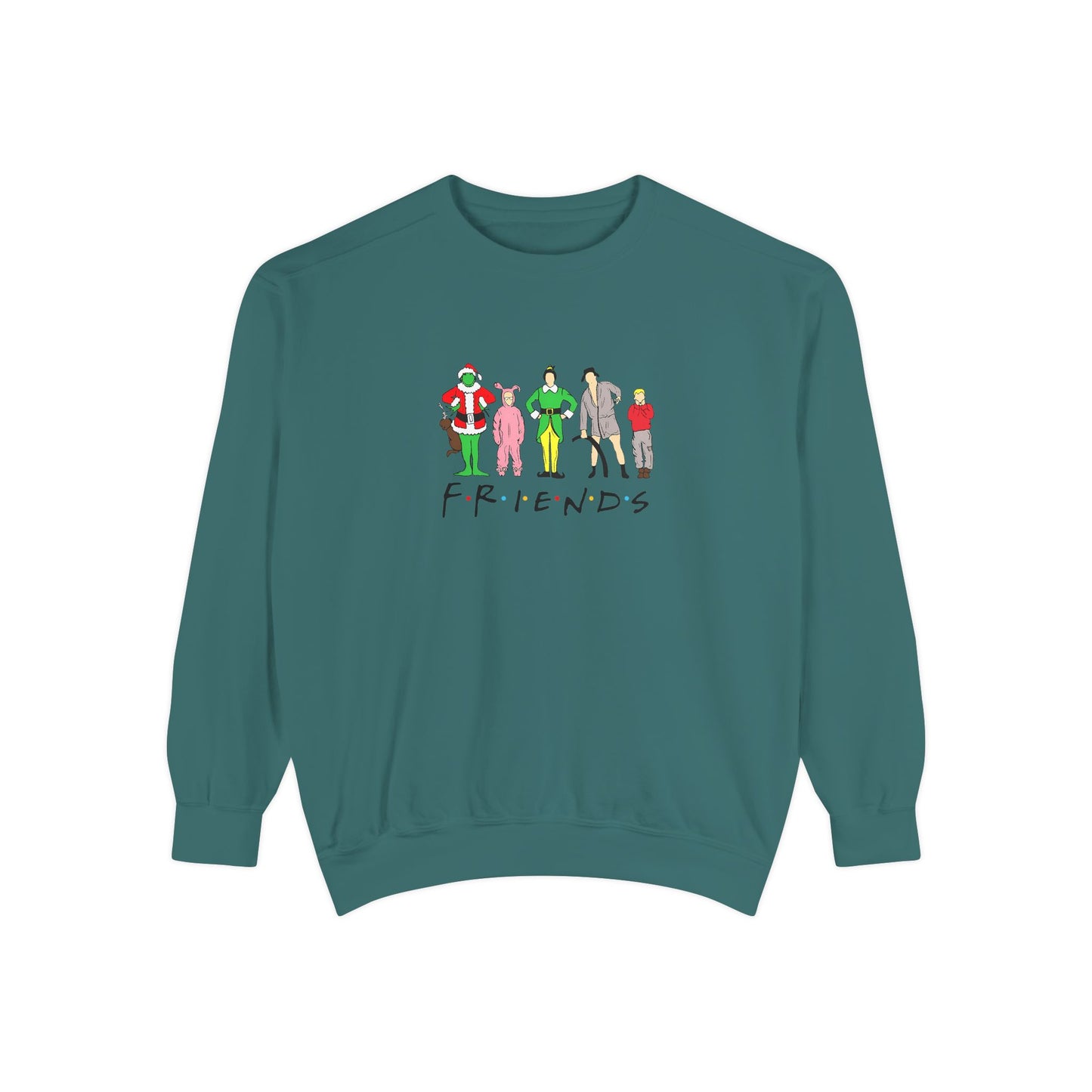 Friends comfort colors Unisex Garment-Dyed Sweatshirt