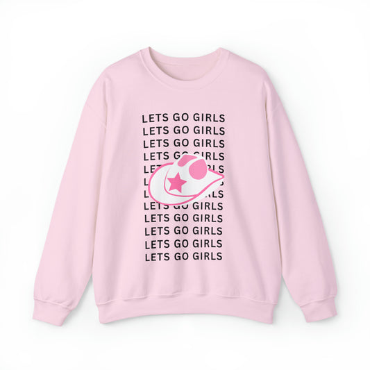 Lets Go Girls Logo Unisex Heavy Blend Crewneck Sweatshirt