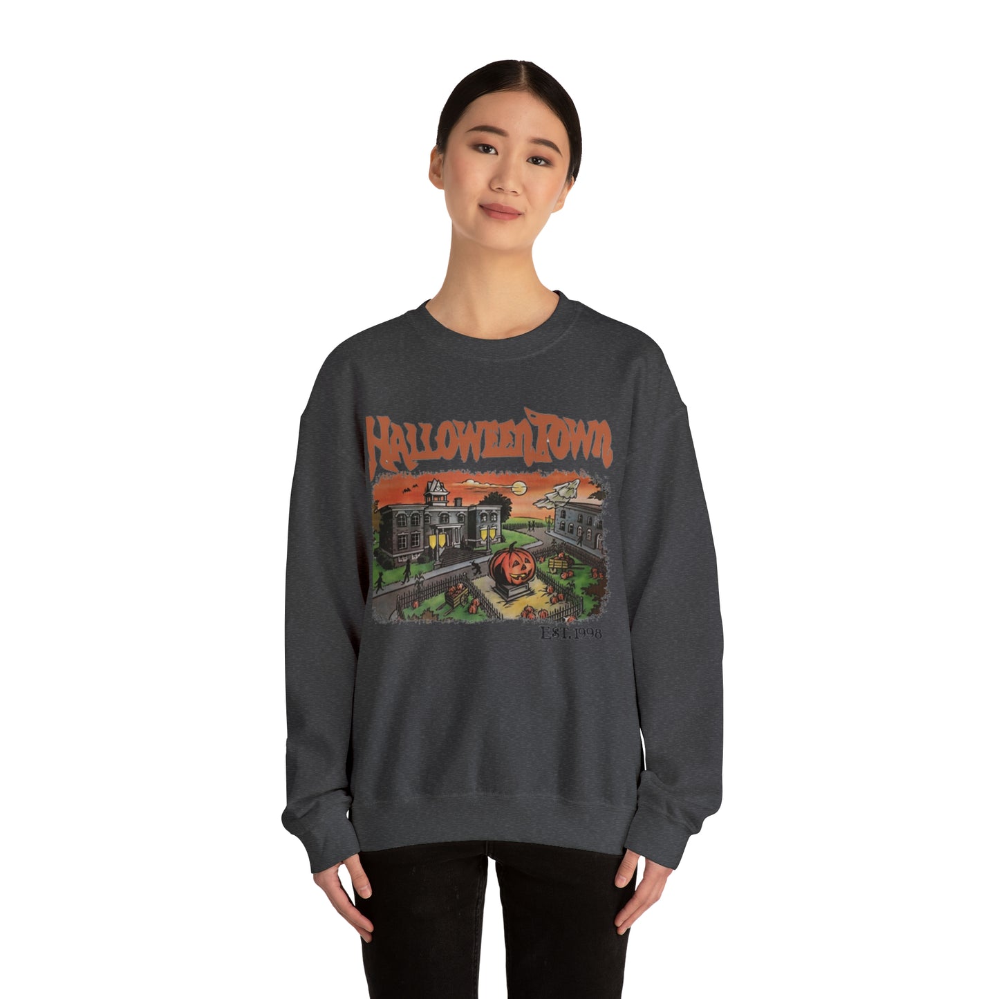 HalloweenTown Unisex Heavy Blend Crewneck Sweatshirt