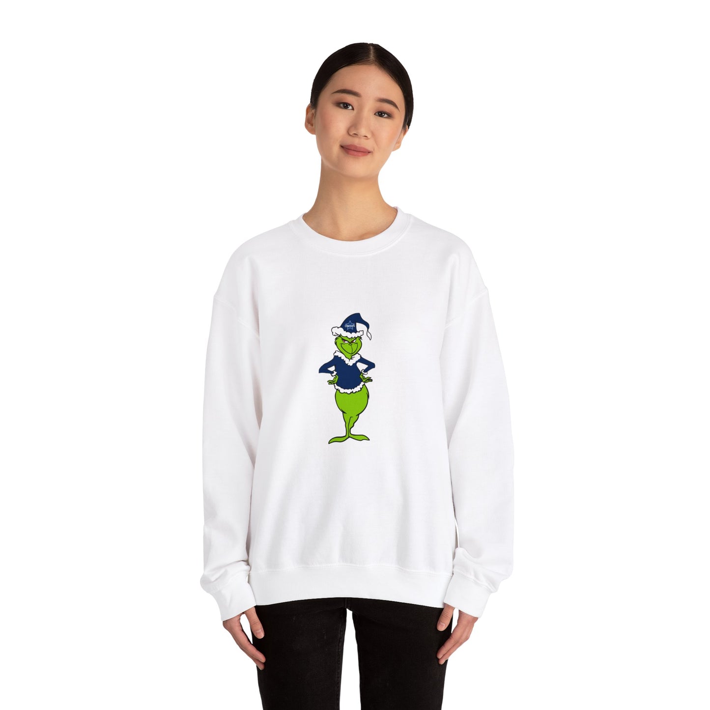Dallas Cowboys Grinch Unisex Heavy Blend Crewneck Sweatshirt