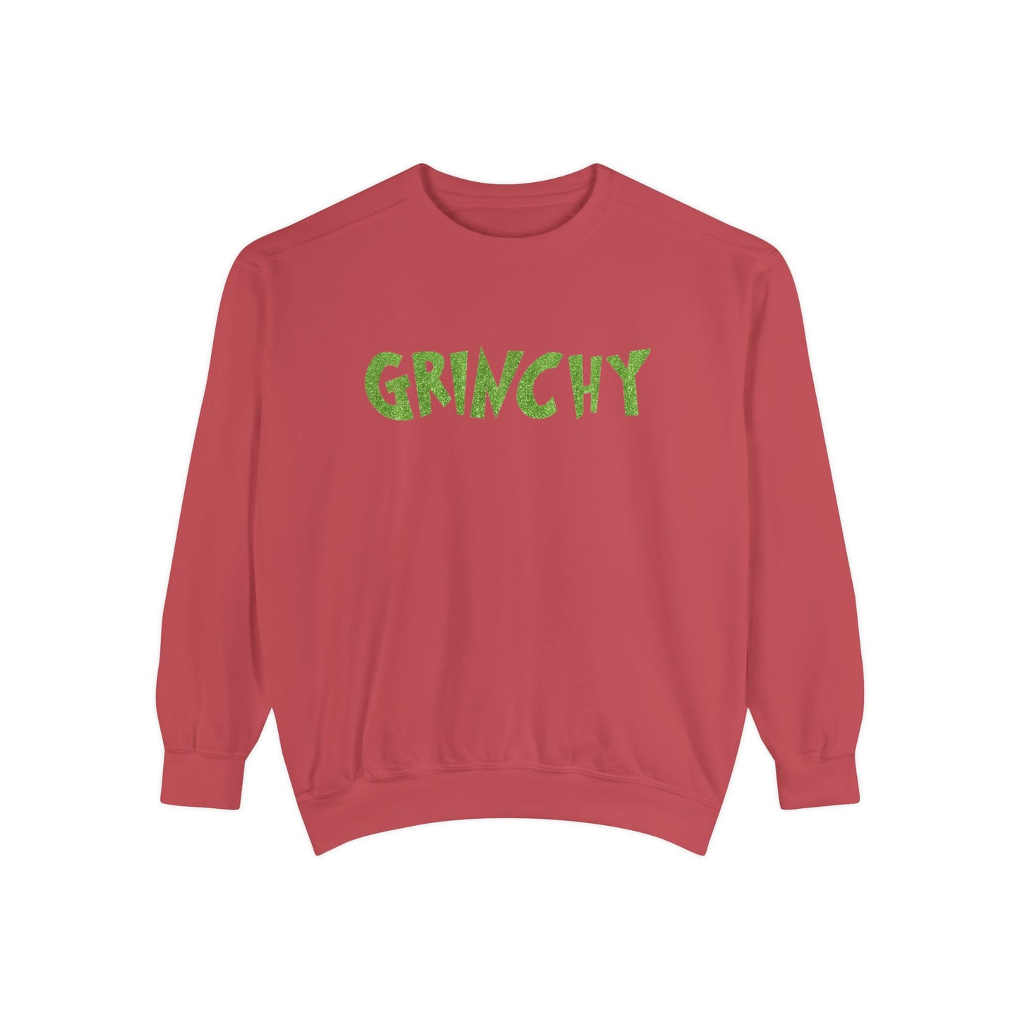 Grinchy Comfort Colors Unisex Garment-Dyed Sweatshirt