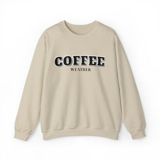 Coffee Weather Unisex Heavy Blend Crewneck Sweatshirt