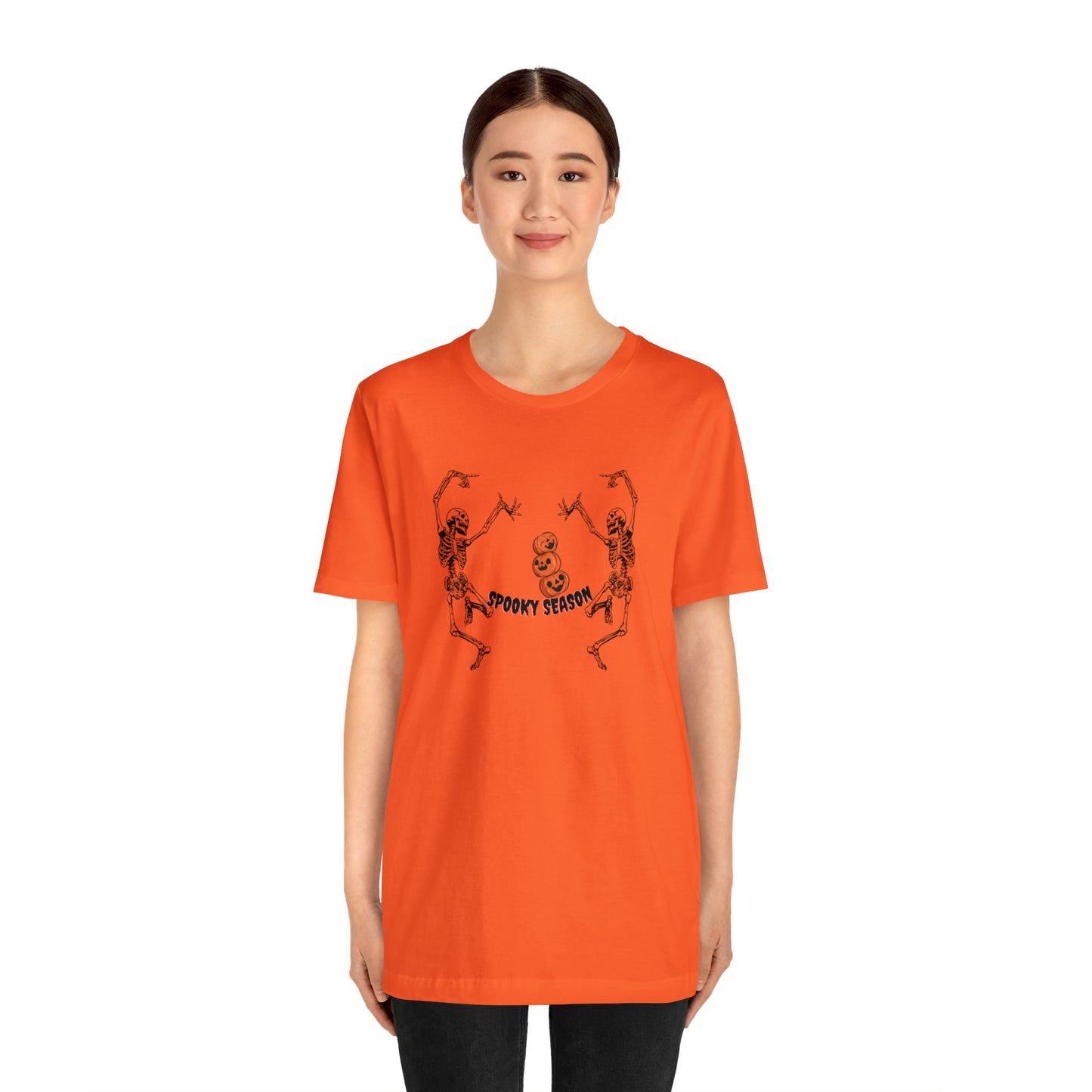 Stay Spooky Skeleton Dance Unisex Jersey Short Sleeve Tee