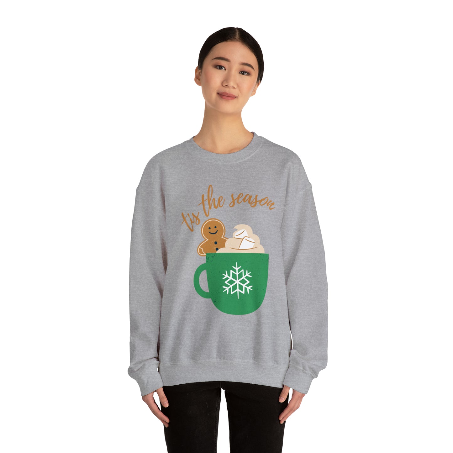 Tis The Season Latte Unisex Heavy Blend Crewneck Sweatshirt