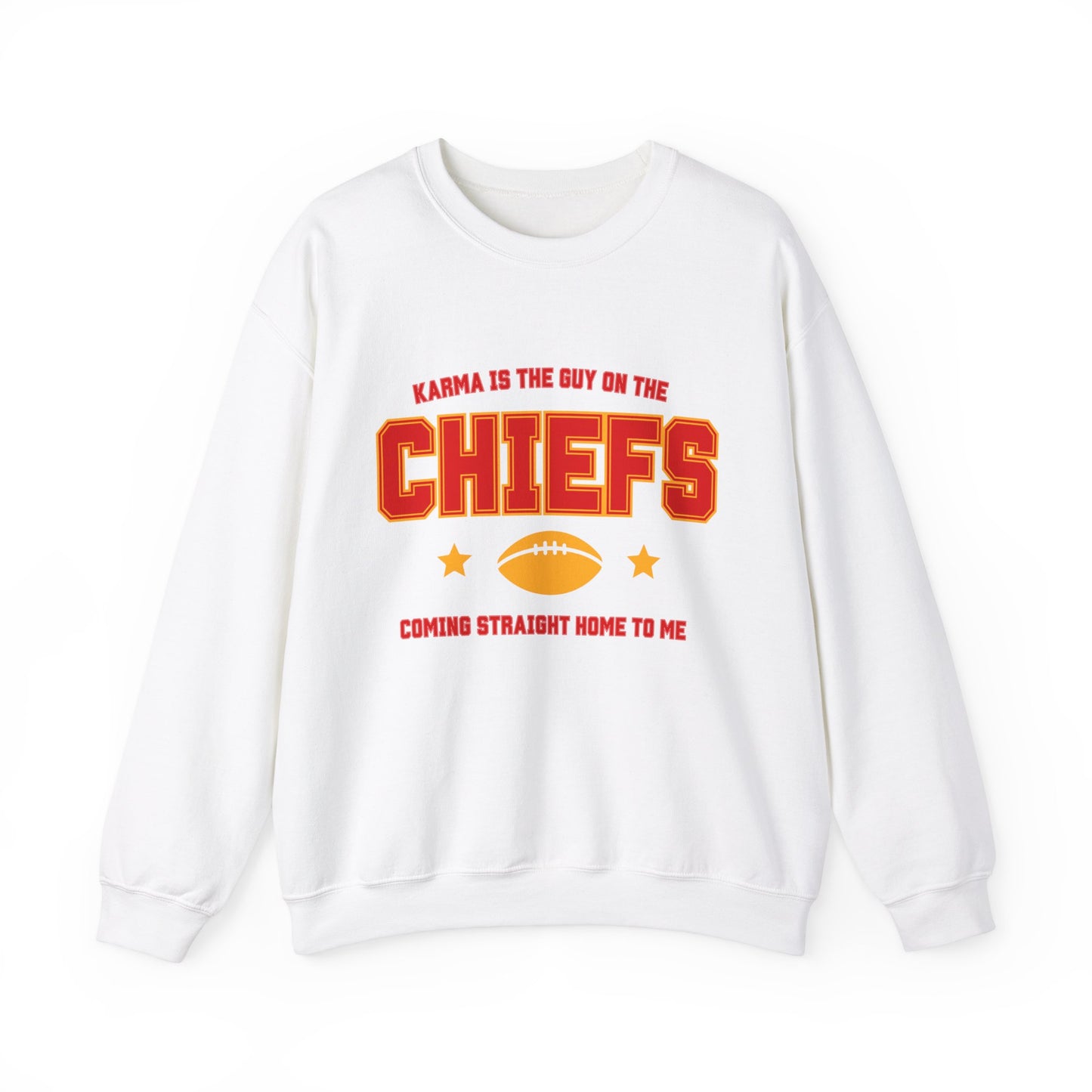 Karma Is The Guy On The Chiefs Unisex Crewneck