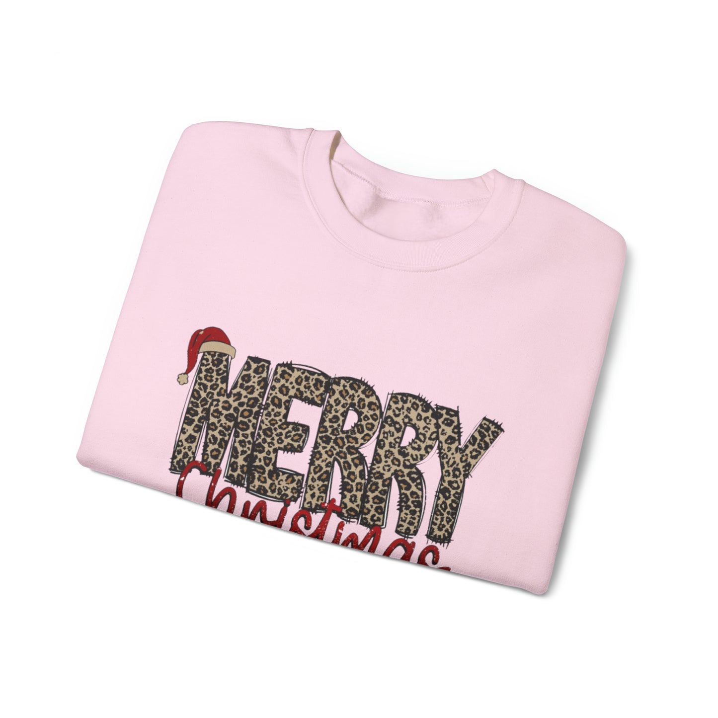 Merry Christmas Cheetah Unisex Sweatshirt