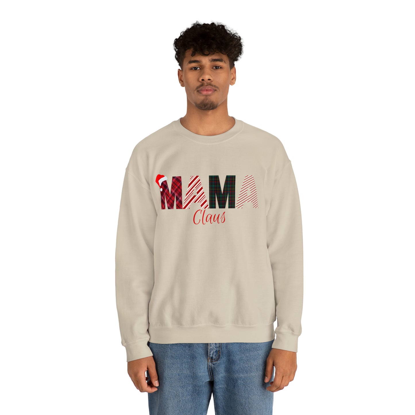 Mama Claus Unisex Heavy Blend Crewneck Sweatshirt