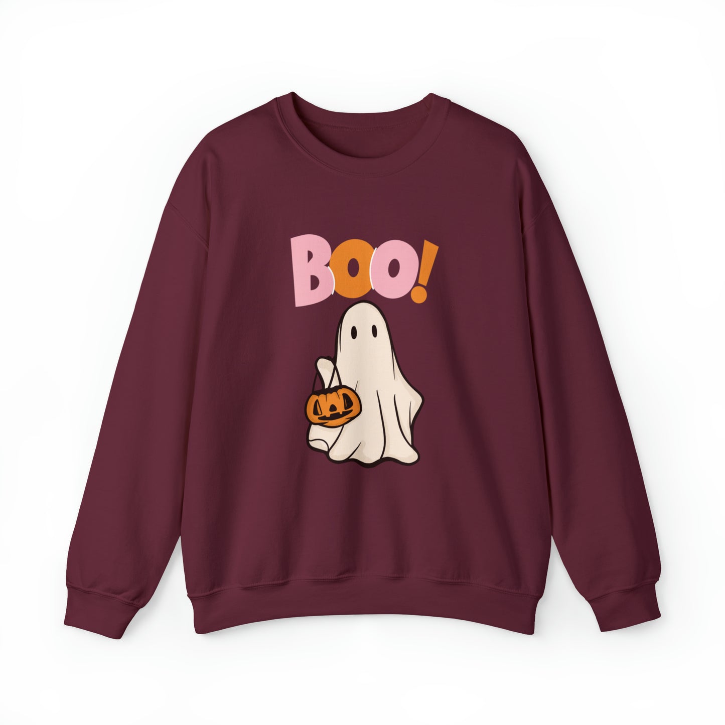 Boo Unisex Heavy Blend Crewneck Sweatshirt