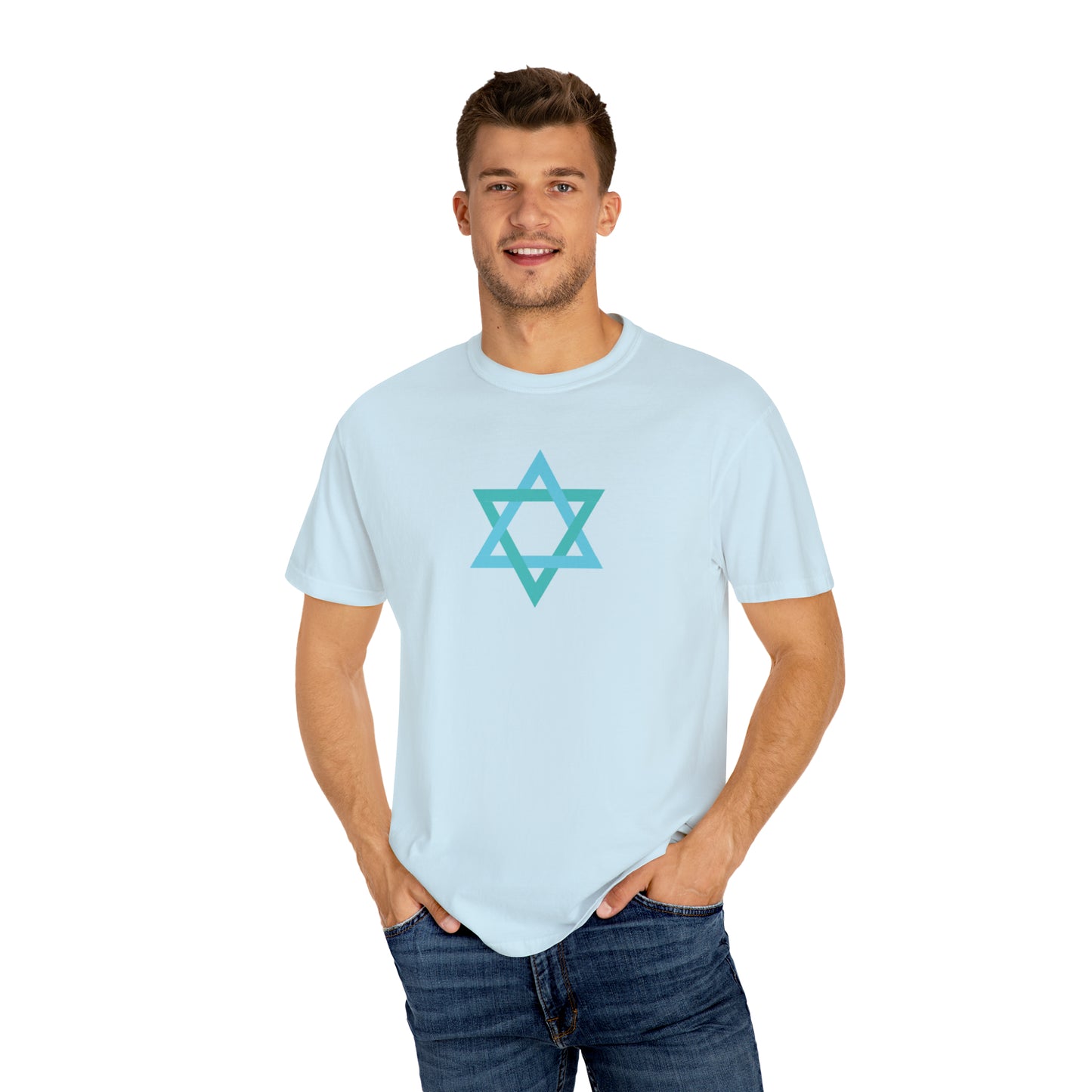 Jewish Star Unisex Garment-Dyed T-shirt