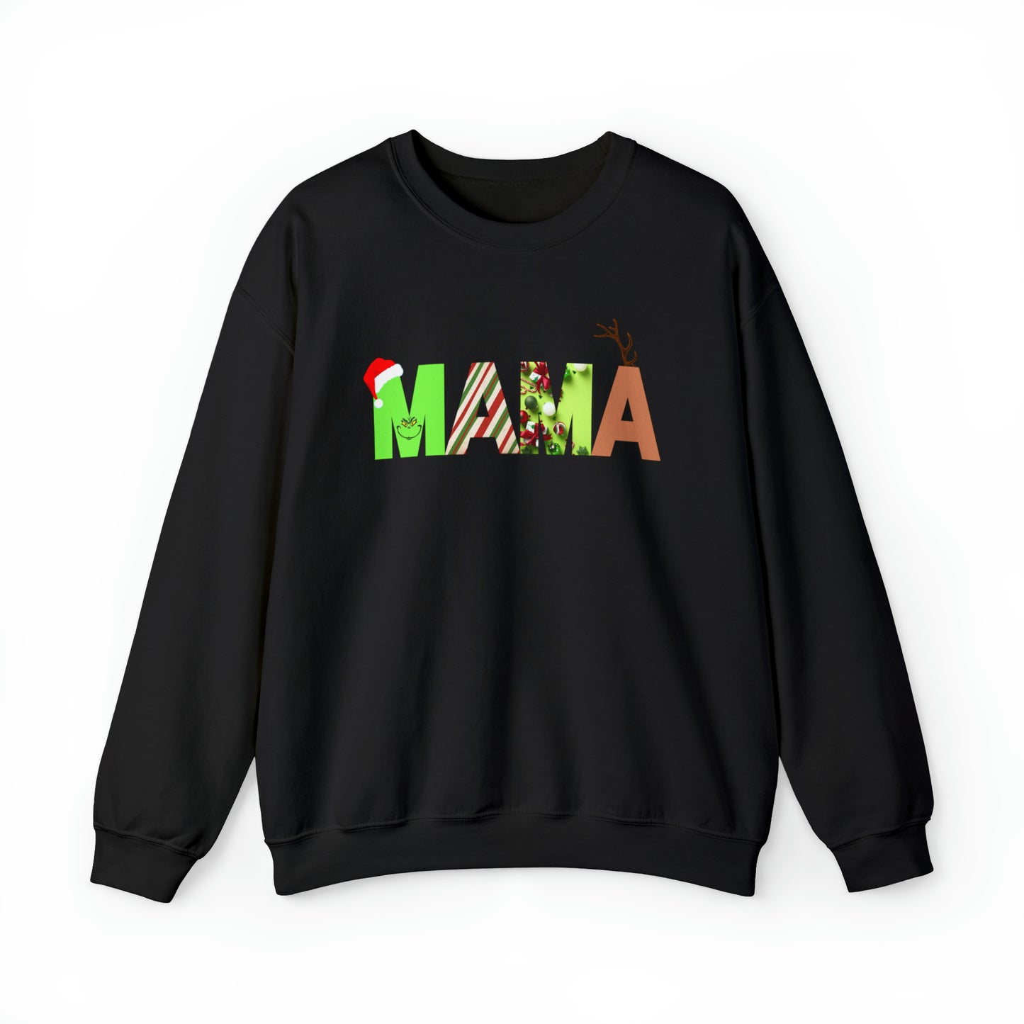Mama Grinch Unisex Heavy Blend Crewneck Sweatshirt