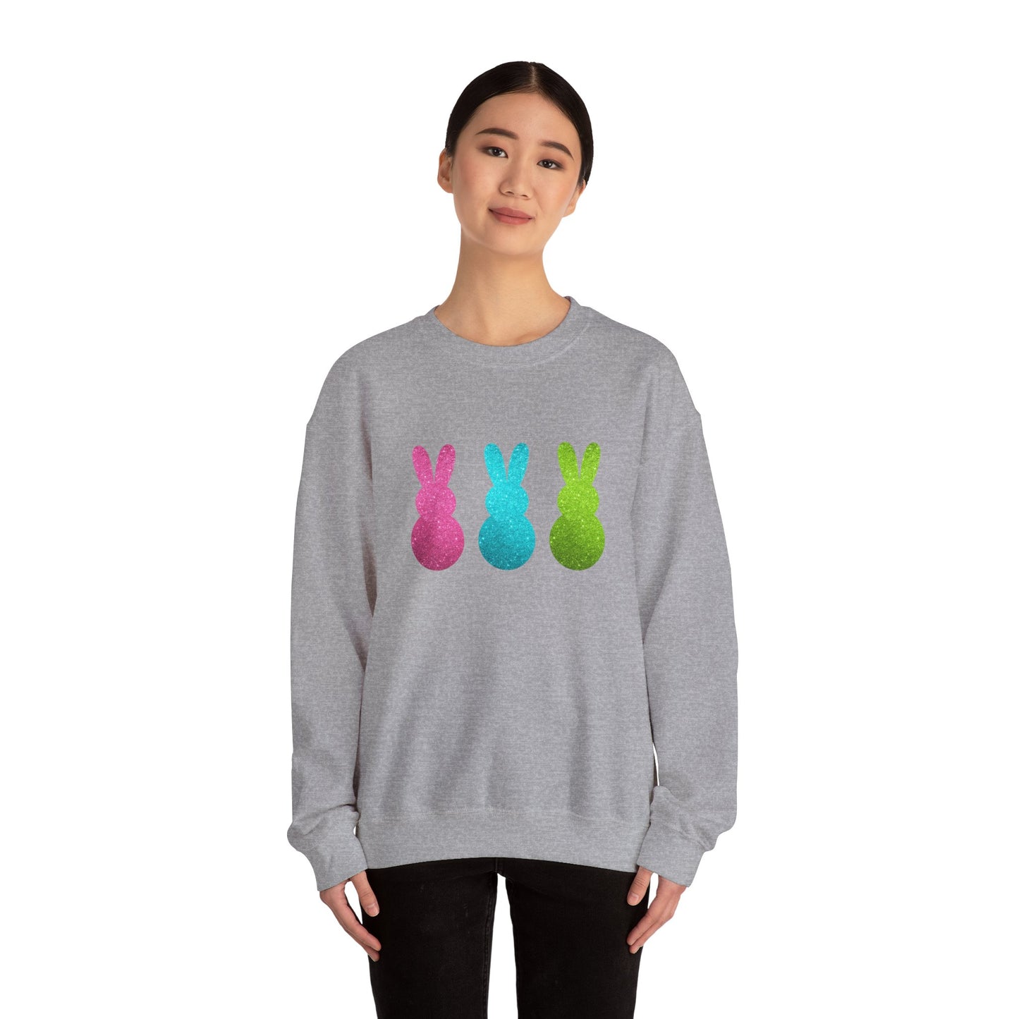 Sparkle Bunnies Unisex Crewneck Sweatshirt