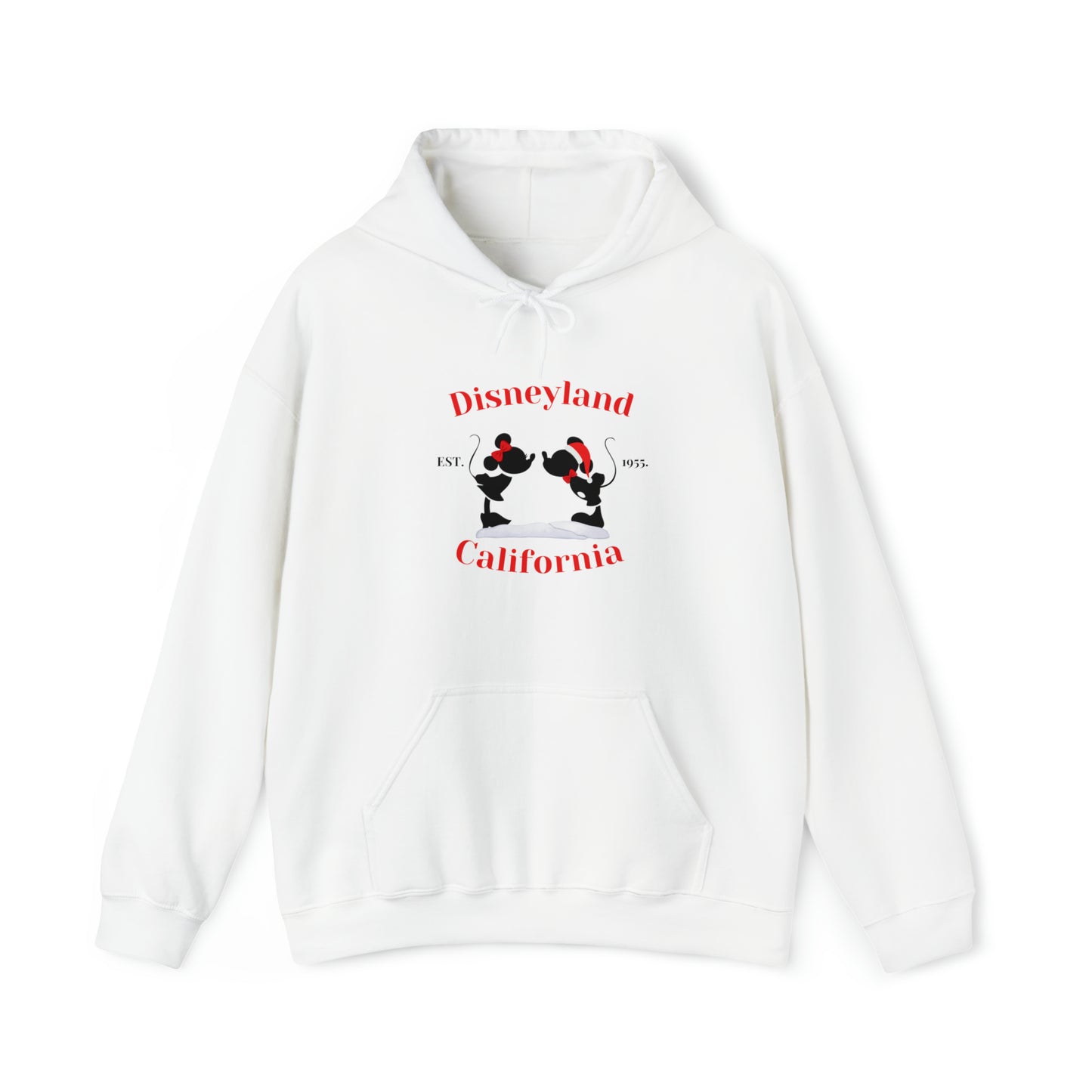 Disneyland Mickey And Minnie Christmas Unisex Heavy Blend Hooded Sweatshirt