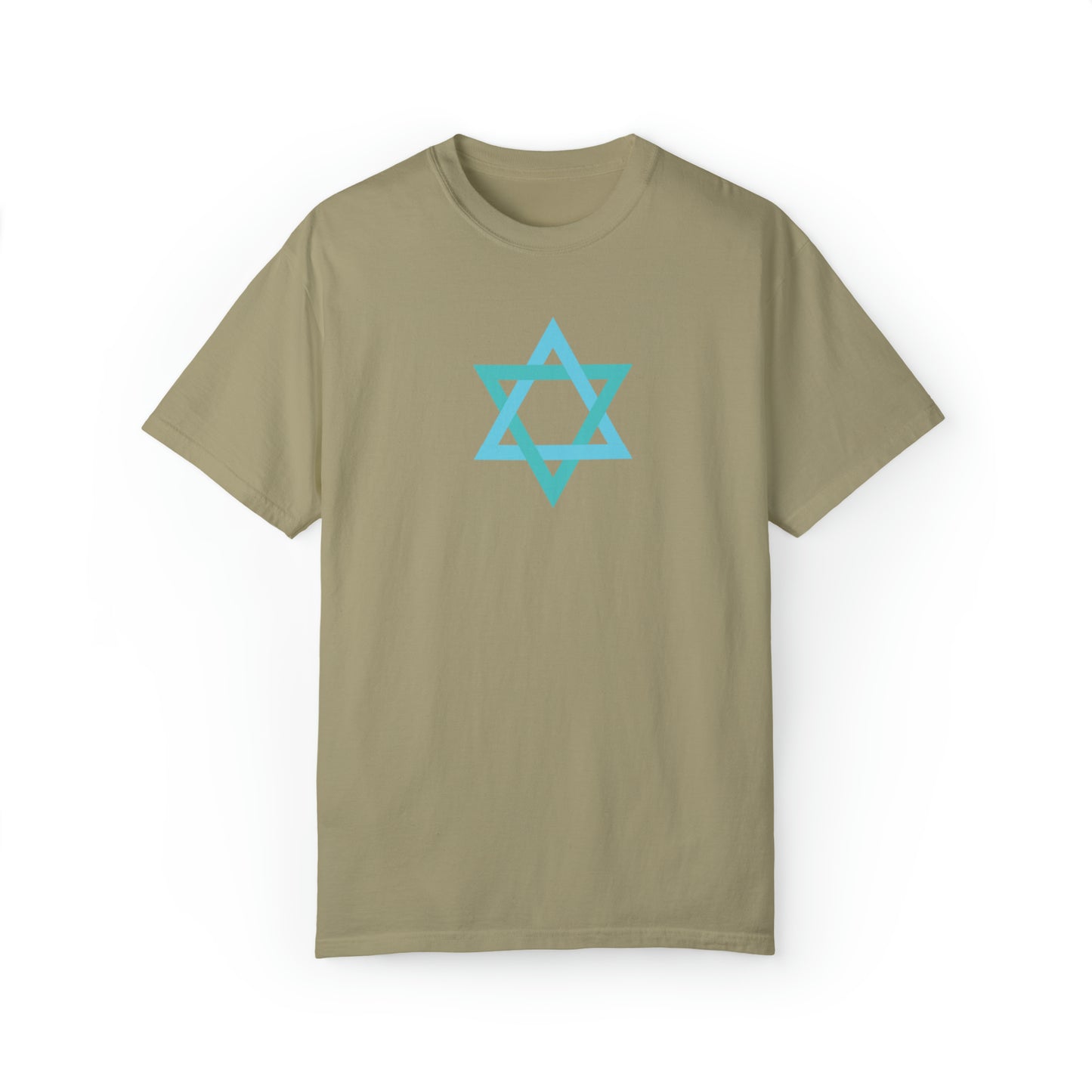 Jewish Star Unisex Garment-Dyed T-shirt