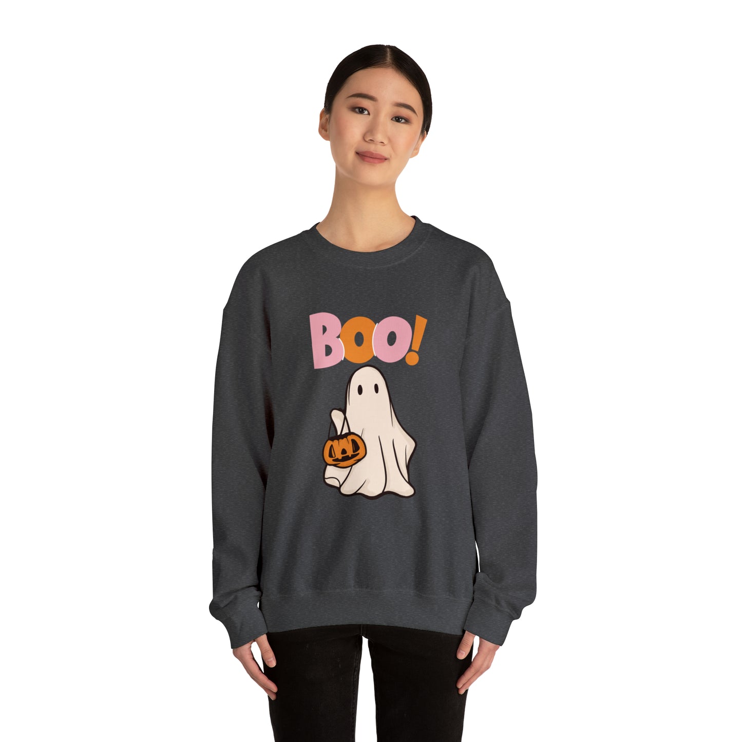 Boo Unisex Heavy Blend Crewneck Sweatshirt